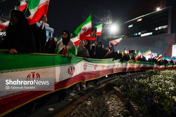 گزارش تصویری | پنجاه‌وهفتمین شب حضور حماسی مردم در خیابان