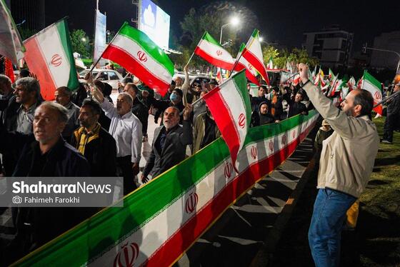 گزارش تصویری | پنجاه‌وهفتمین شب حضور حماسی مردم در خیابان