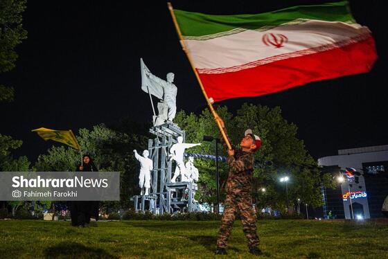 گزارش تصویری | پنجاه‌وهفتمین شب حضور حماسی مردم در خیابان