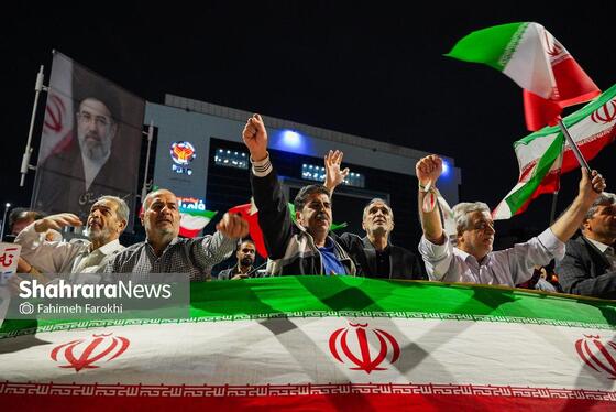گزارش تصویری | پنجاه‌وهفتمین شب حضور حماسی مردم در خیابان