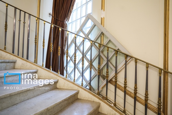 گزارش تصویری | اثر جنگ بر پیشانی کاخ سعدآباد