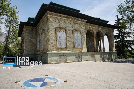 گزارش تصویری | اثر جنگ بر پیشانی کاخ سعدآباد