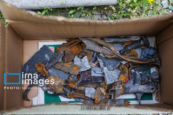 گزارش تصویری | اثر جنگ بر پیشانی کاخ سعدآباد