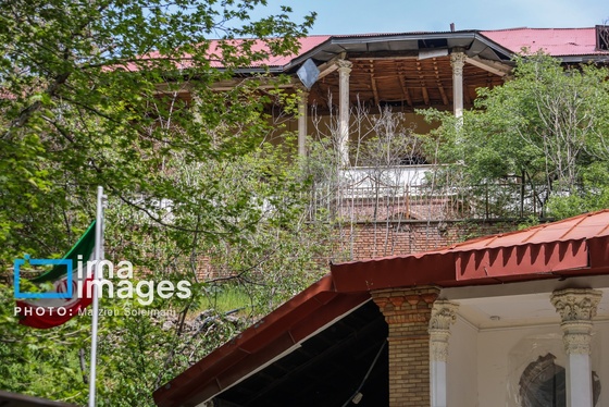 گزارش تصویری | اثر جنگ بر پیشانی کاخ سعدآباد