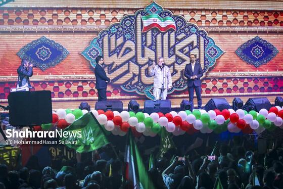 گزارش تصویری | اجتماع بزرگ «لشکریان امام رضا (ع)» در شب میلاد شمس الشموس