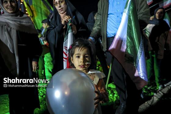 گزارش تصویری | اجتماع بزرگ «لشکریان امام رضا (ع)» در شب میلاد شمس الشموس