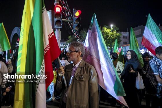 گزارش تصویری | اجتماع بزرگ «لشکریان امام رضا (ع)» در شب میلاد شمس الشموس