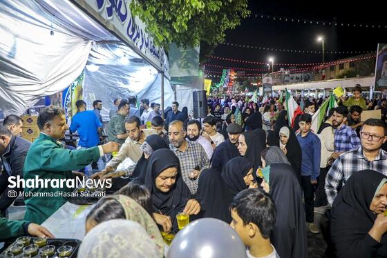 گزارش تصویری | اجتماع بزرگ «لشکریان امام رضا (ع)» در شب میلاد شمس الشموس