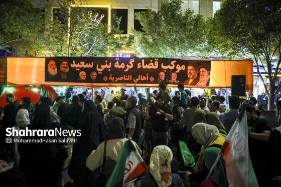 گزارش تصویری | اجتماع بزرگ «لشکریان امام رضا (ع)» در شب میلاد شمس الشموس