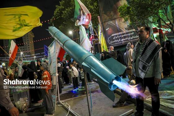 گزارش تصویری | اجتماع بزرگ «لشکریان امام رضا (ع)» در شب میلاد شمس الشموس