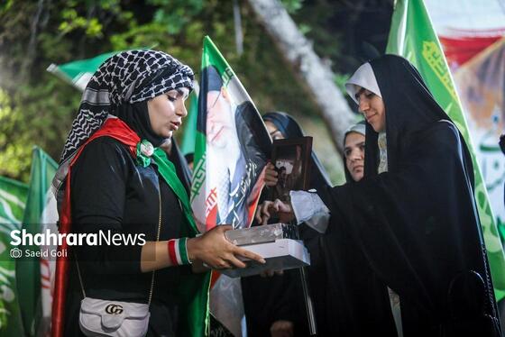 گزارش تصویری | مردم مشهد زیر سایه خورشید در پنجاه‌ونهمین شب حضور در خیابان (۸ اردیبهشت ۱۴۰۵)