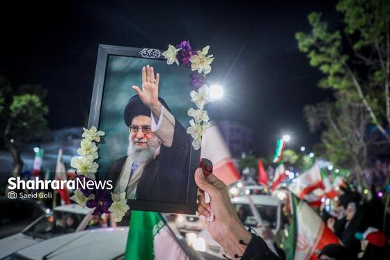 گزارش تصویری | مردم مشهد زیر سایه خورشید در پنجاه‌ونهمین شب حضور در خیابان (۸ اردیبهشت ۱۴۰۵)