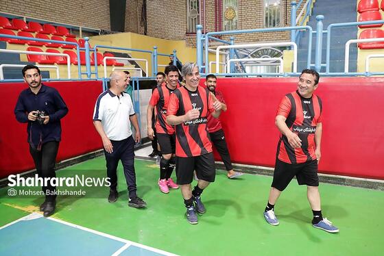 گزارش تصویری | مسابقه فوتسال دوستانه یاران خداداد و منتخب زندان خراسان رضوی