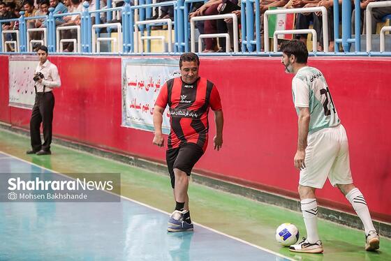 گزارش تصویری | مسابقه فوتسال دوستانه یاران خداداد و منتخب زندان خراسان رضوی