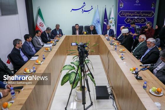 گزارش تصویری | آیین بهره‌برداری از کریدور نوآوری و هم‌افزایی خردشهر و افتتاح مرکز تعامل شهر و دانشگاه