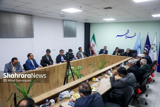 گزارش تصویری | آیین بهره‌برداری از کریدور نوآوری و هم‌افزایی خردشهر و افتتاح مرکز تعامل شهر و دانشگاه