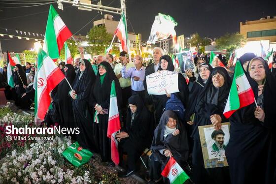 گزارش تصویری |  شصتمین شب حضور حماسی مردم در خیابان