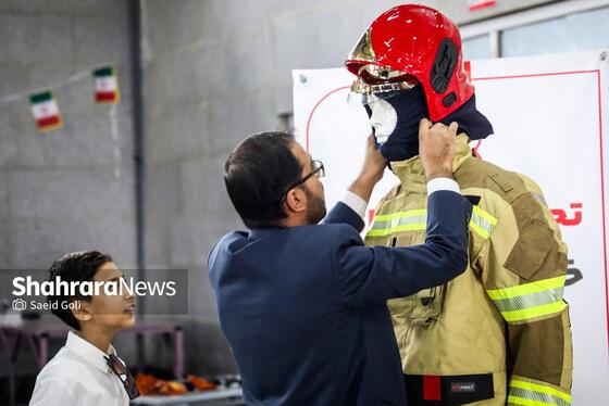 گزارش تصویری | بهره‌برداری از تعمیرگاه مرکزی سازمان آتش‌نشانی و تجهیزات مرتبط و ۵ پروژه عمرانی، فرهنگی و فضای سبز در منطقه ۷ مشهد