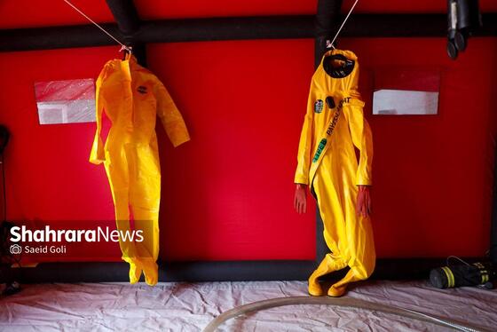 گزارش تصویری | بهره‌برداری از تعمیرگاه مرکزی سازمان آتش‌نشانی و تجهیزات مرتبط و ۵ پروژه عمرانی، فرهنگی و فضای سبز در منطقه ۷ مشهد