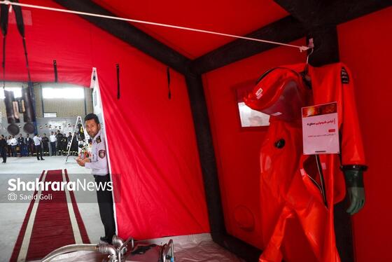 گزارش تصویری | بهره‌برداری از تعمیرگاه مرکزی سازمان آتش‌نشانی و تجهیزات مرتبط و ۵ پروژه عمرانی، فرهنگی و فضای سبز در منطقه ۷ مشهد