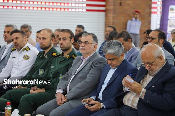 گزارش تصویری | بهره‌برداری از تعمیرگاه مرکزی سازمان آتش‌نشانی و تجهیزات مرتبط و ۵ پروژه عمرانی، فرهنگی و فضای سبز در منطقه ۷ مشهد