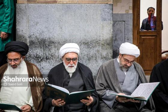 گزارش تصویری | مراسم چهلمین روز شهادت وزیر اطلاعات دولت چهاردهم در حرم مطهر رضوی برگزار شد (۱۰ اردیبهشت ۱۴۰۵)