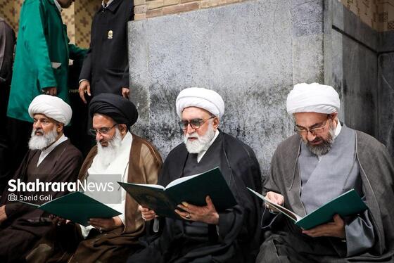 گزارش تصویری | مراسم چهلمین روز شهادت وزیر اطلاعات دولت چهاردهم در حرم مطهر رضوی برگزار شد (۱۰ اردیبهشت ۱۴۰۵)