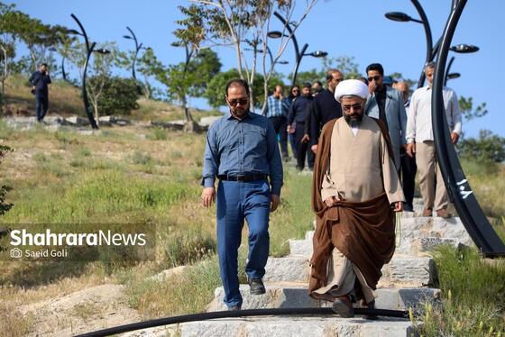 گزارش تصویری | آیین آغاز عملیات اجرایی احداث زیپ‌لاین اتوماتیک در هفت حوض مشهد