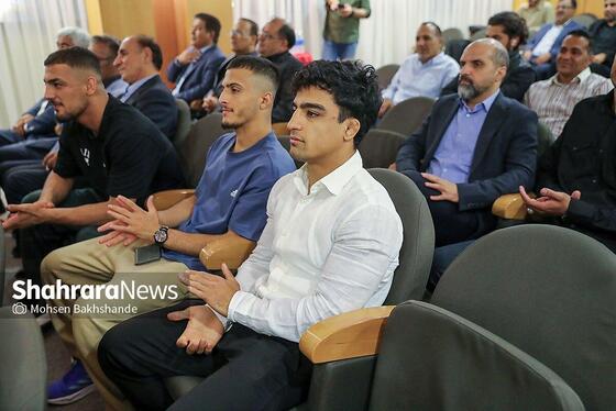 گزارش تصویری | تقدیر از ملی پوشان کشتی ایران و خراسان رضوی در مشهد