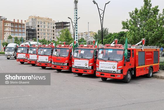 گزارش تصویری | واگذاری ۱۶ دستگاه ماشین‌آلات خدماتی شهری به شهرداری‌های خراسان رضوی