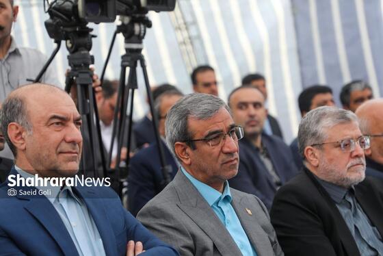 گزارش تصویری | آغاز عملیات اجرایی بزرگراه سیدالشهدا و بازدید از تصفیه‌خانه پرکندآباد با حضور استاندار خراسان رضوی