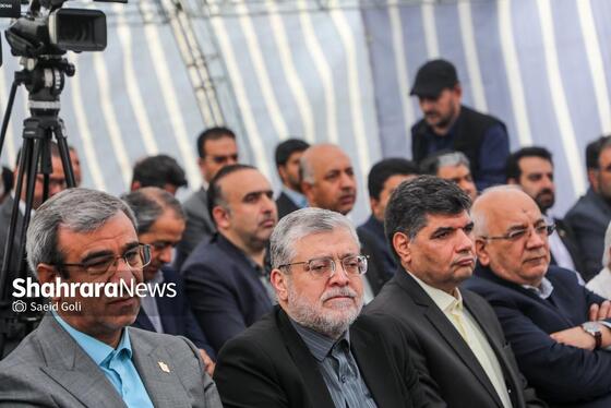 گزارش تصویری | آغاز عملیات اجرایی بزرگراه سیدالشهدا و بازدید از تصفیه‌خانه پرکندآباد با حضور استاندار خراسان رضوی