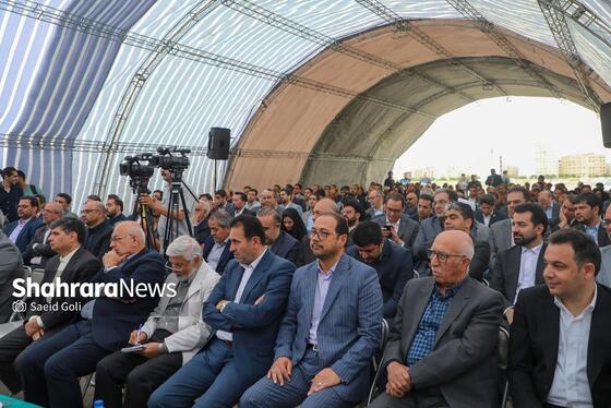 گزارش تصویری | آغاز عملیات اجرایی بزرگراه سیدالشهدا و بازدید از تصفیه‌خانه پرکندآباد با حضور استاندار خراسان رضوی