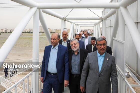 گزارش تصویری | آغاز عملیات اجرایی بزرگراه سیدالشهدا و بازدید از تصفیه‌خانه پرکندآباد با حضور استاندار خراسان رضوی
