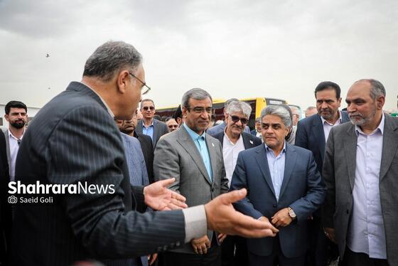 گزارش تصویری | آغاز عملیات اجرایی بزرگراه سیدالشهدا و بازدید از تصفیه‌خانه پرکندآباد با حضور استاندار خراسان رضوی