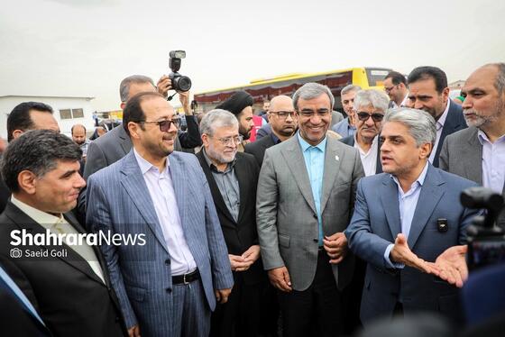 گزارش تصویری | آغاز عملیات اجرایی بزرگراه سیدالشهدا و بازدید از تصفیه‌خانه پرکندآباد با حضور استاندار خراسان رضوی