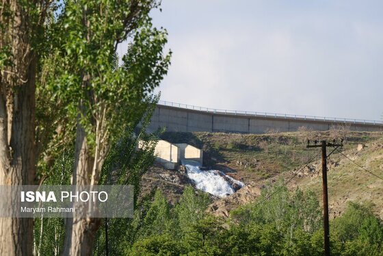 گزارش تصویری | سد اکباتان همدان سر ریز کرد
