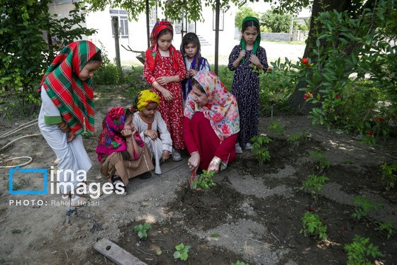 گزارش تصویری | تحصیل در باغ خانه معلم