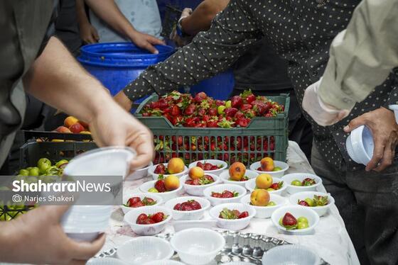 گزارش تصویری | خدمت زیر نور شب