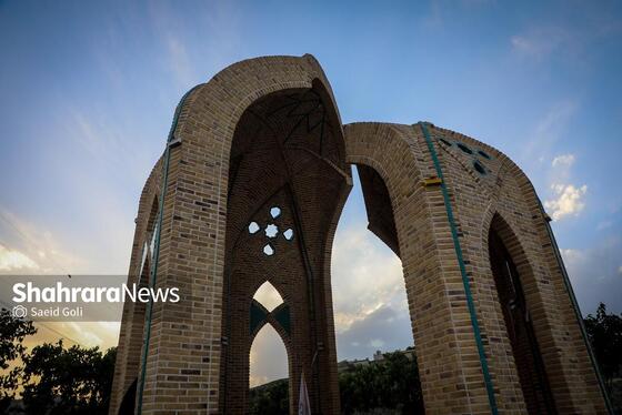 گزارش تصویری | رونمایی از یادمان شهدای بوستان‌های خورشید و اردیبهشت در مشهد