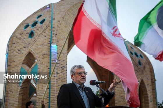 گزارش تصویری | رونمایی از یادمان شهدای بوستان‌های خورشید و اردیبهشت در مشهد