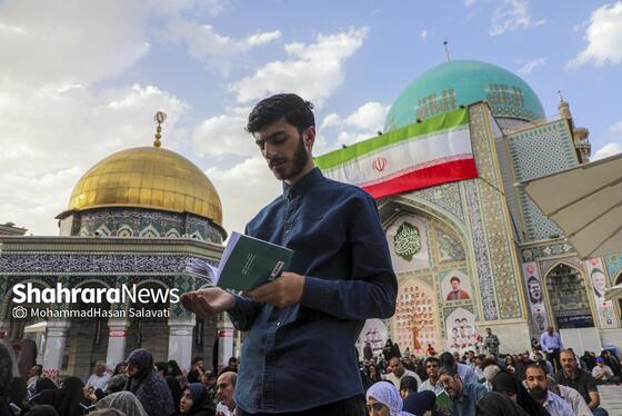 گزارش تصویری | مراسم پر فیض دعای عرفه در حرم مطهر رضوی | سه شنبه ۵ خرداد ۱۴۰۵