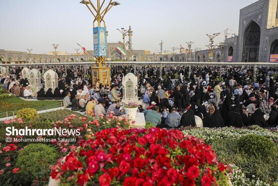 گزارش تصویری | مراسم پر فیض دعای عرفه در حرم مطهر رضوی | سه شنبه ۵ خرداد ۱۴۰۵