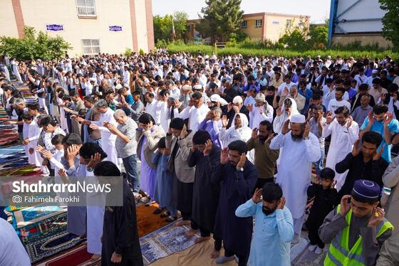 گزارش تصویری | نماز عید سعید قربان اهل سنت در مشهد