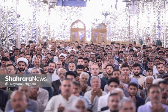 گزارش تصویری | اقامه نماز عید سعید قربان در حرم مطهر رضوی