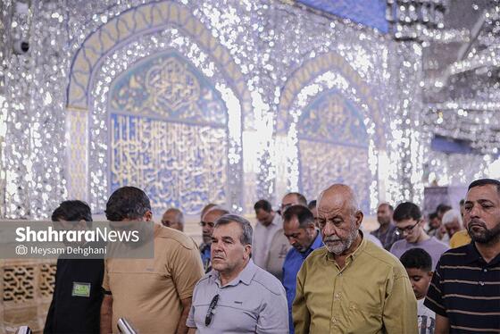 گزارش تصویری | اقامه نماز عید سعید قربان در حرم مطهر رضوی