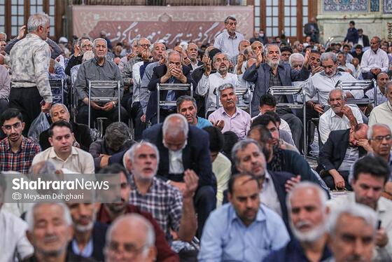 گزارش تصویری | اقامه نماز عید سعید قربان در حرم مطهر رضوی