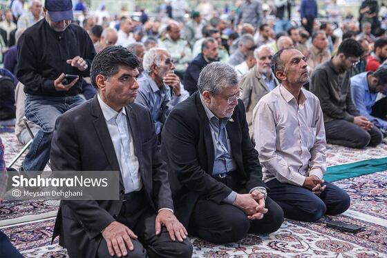 گزارش تصویری | اقامه نماز عید سعید قربان در حرم مطهر رضوی