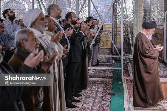 گزارش تصویری | اقامه نماز عید سعید قربان در حرم مطهر رضوی