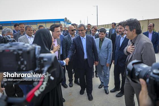 گزارش تصویری | بهره‌برداری از دو نیروگاه خورشیدی ۷ مگاواتی در مشهد
